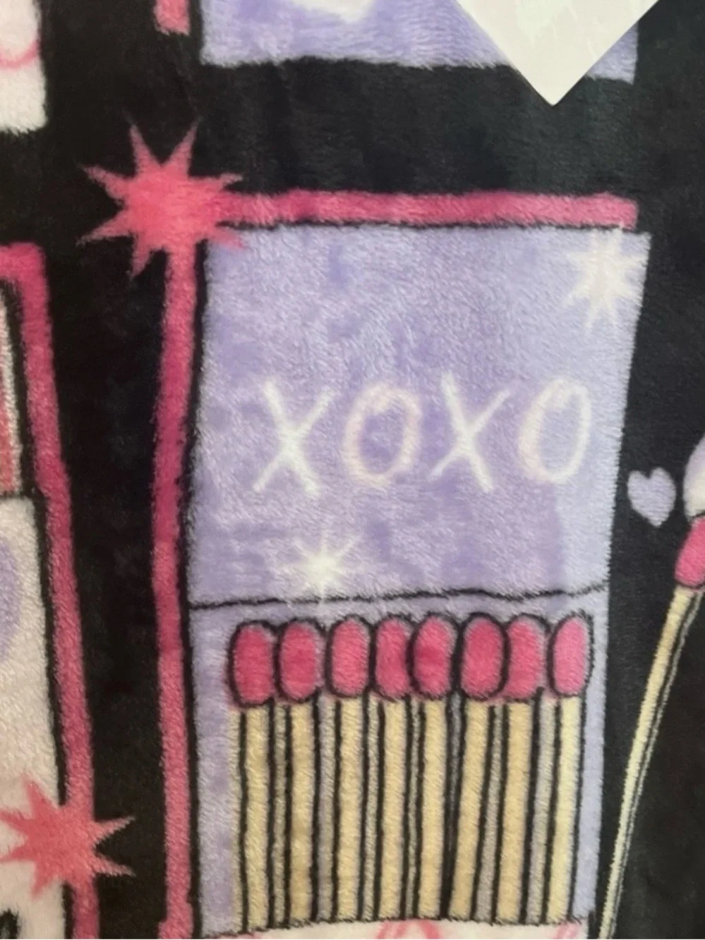 Betsey Johnson - Throw Blanket - You Light me Up, Perfect Match, Made in Heaven